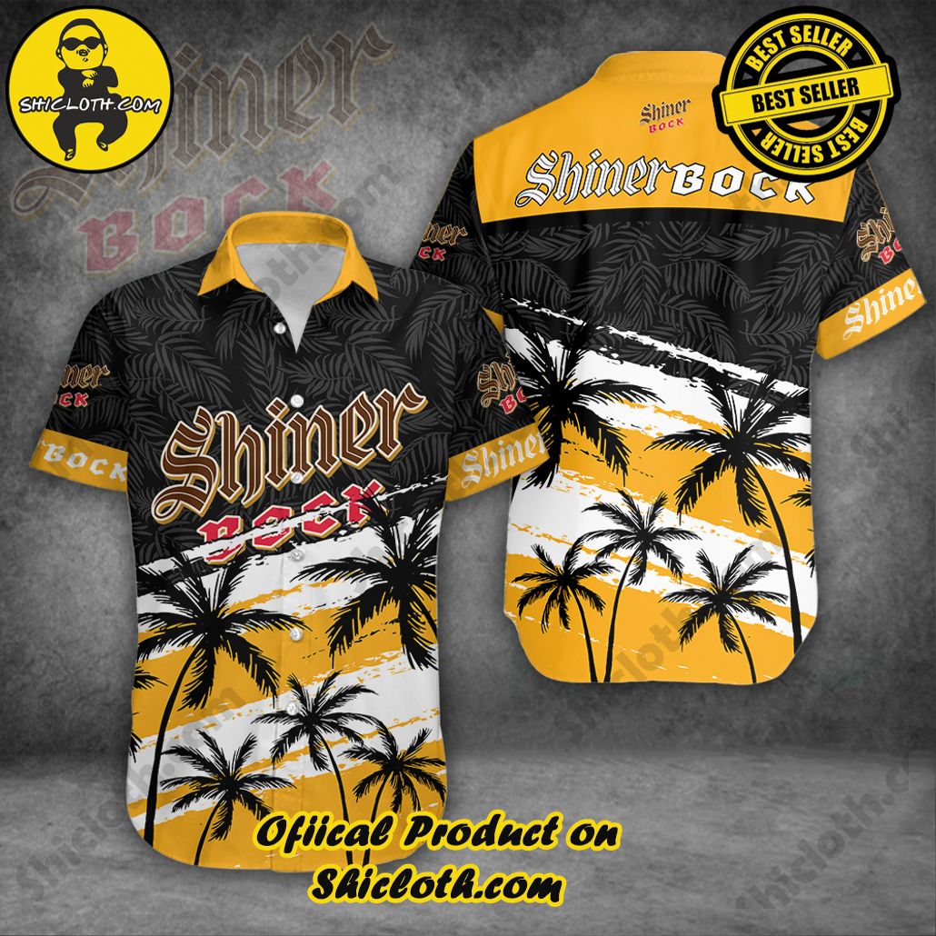 Stay Cool and Stylish: Shicloth's Tropical Button Shirt Collection 71 Shiner Bock Hawaiian Shirt