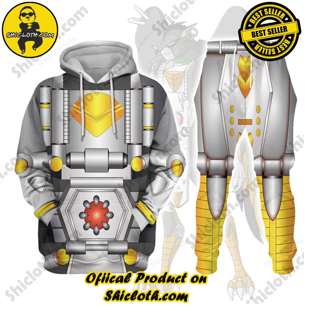 Transform Your Style: Shiclothshop's Futuristic Elegance in the Transformers Outfit Costume Collection 20 Silverbolt Beast Wars Costume Cosplay Hoodie Tracksuit