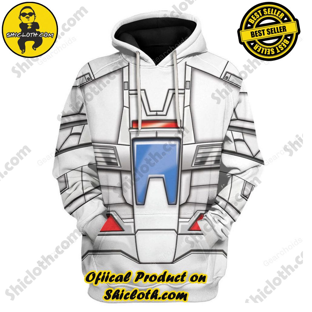 Skyfire Robot Costume Cosplay Hoodie Tracksuit Skyfire Robot Costume Cosplay Hoodie Tracksuit