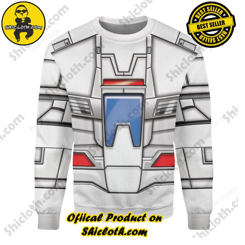 Skyfire Robot Costume Cosplay Hoodie Tracksuit Skyfire Robot Costume Cosplay Hoodie Tracksuit