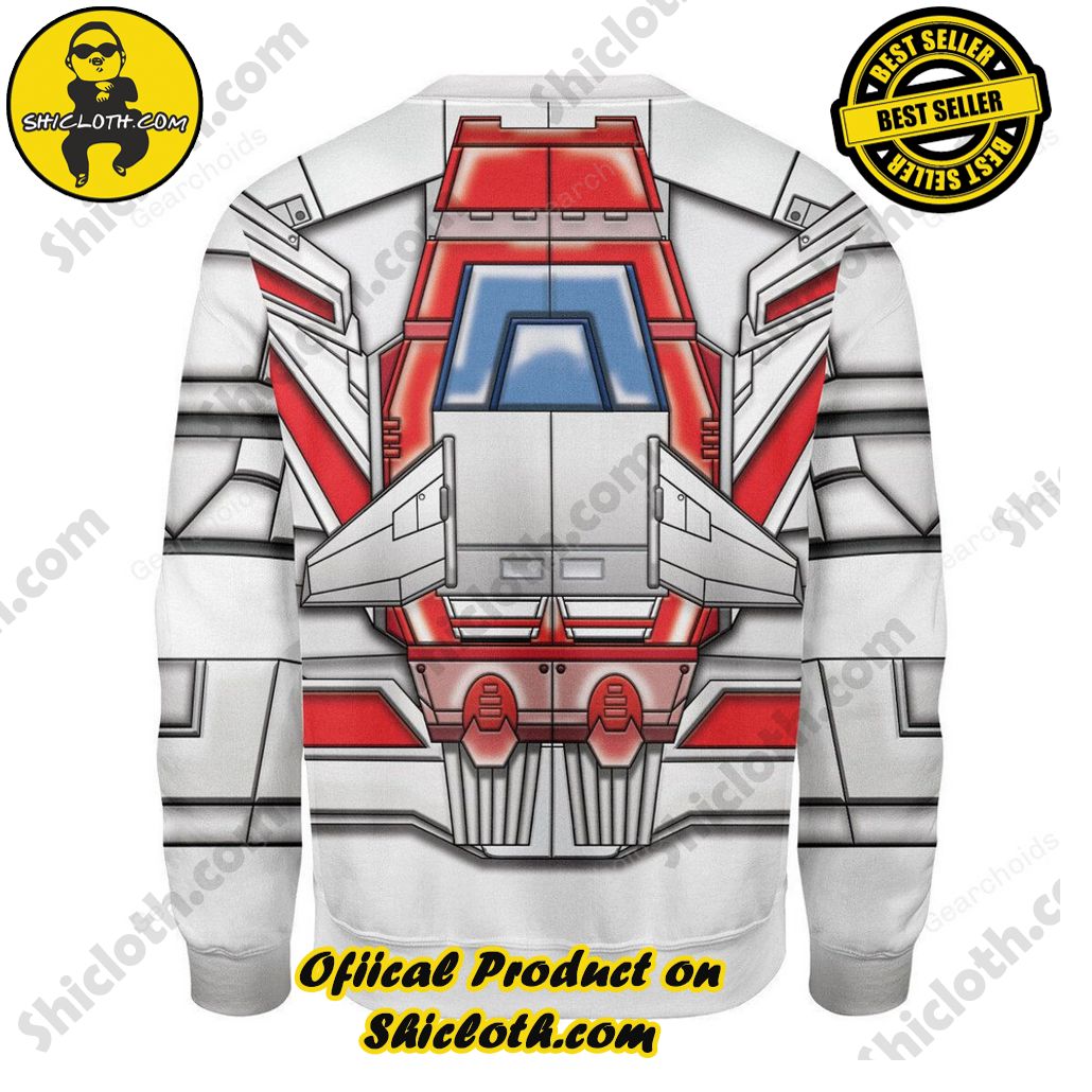 Skyfire Robot Costume Cosplay Hoodie Tracksuit Skyfire Robot Costume Cosplay Hoodie Tracksuit