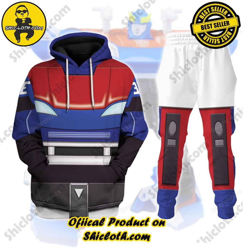 Transform Your Style: Shiclothshop's Futuristic Elegance in the Transformers Outfit Costume Collection 21 Smokescreen Costume Cosplay Hoodie Tracksuit