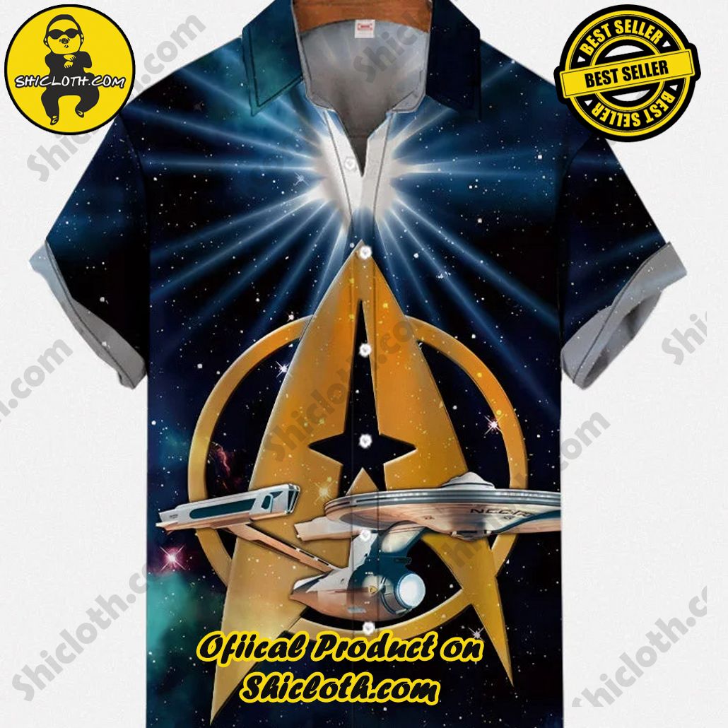 Bare the Breeze: Shiclothshop's Short Sleeve Shirts Unveiled 74 Sparkling Star Night Sky Outer Space Sci-Fi Interstellar Travel Printing Short Sleeve Shirt