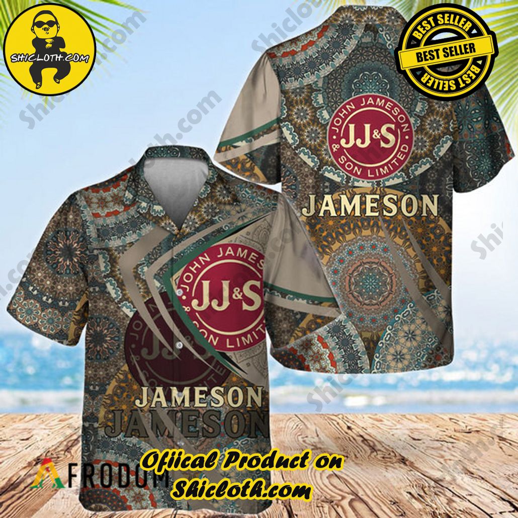 Shicloth's Island Chic: Unleash the Summer Spirit with Our Hawaiian Shirt and Shorts Ensemble 119 Summer Boho Mandala Jagermeister Hawaiian Shirt