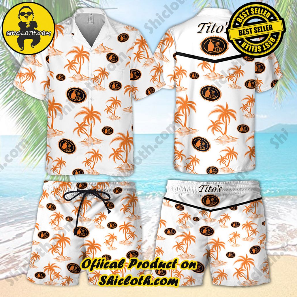 Experience Paradise: Shicloth's Tropical Flower Hawaiian Shorts 39 Tito Tropical Hawaiian Shirt and Shorts Set