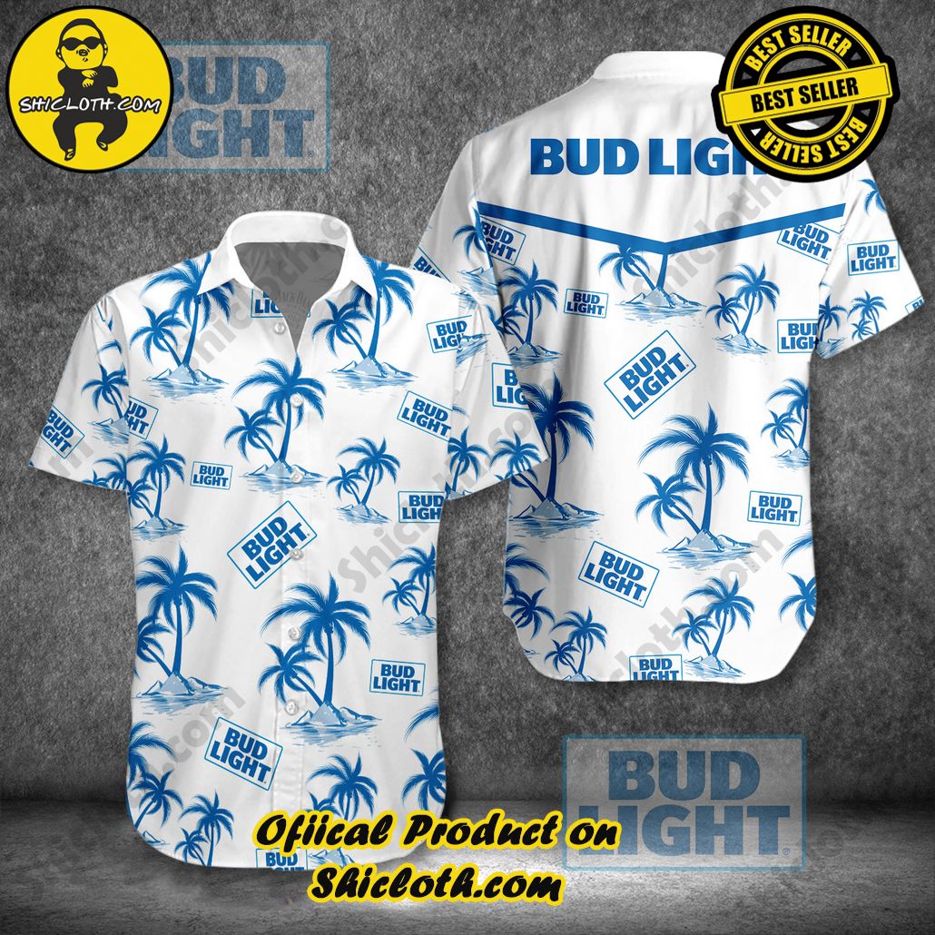 Experience Paradise: Shicloth's Tropical Flower Hawaiian Shorts 41 Tropical Bud Light Button Shirt