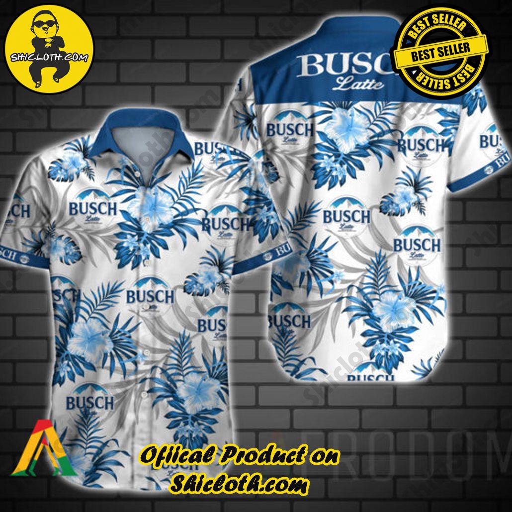 Stay Cool and Stylish: Shicloth's Tropical Button Shirt Collection 83 Tropical Busch Latte Button Shirt