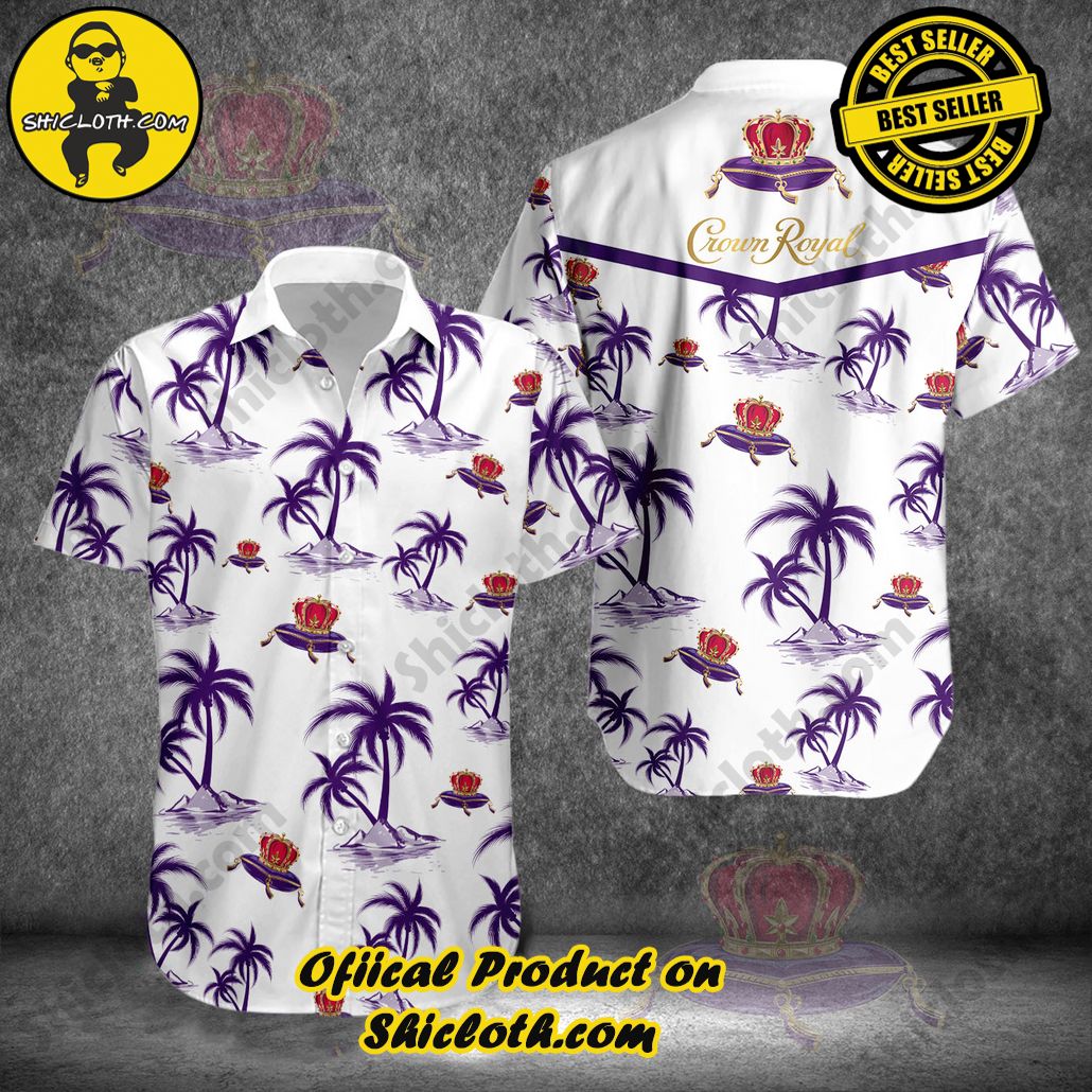 Experience Paradise: Shicloth's Tropical Flower Hawaiian Shorts 45 Tropical Crown Royal Button Shirt