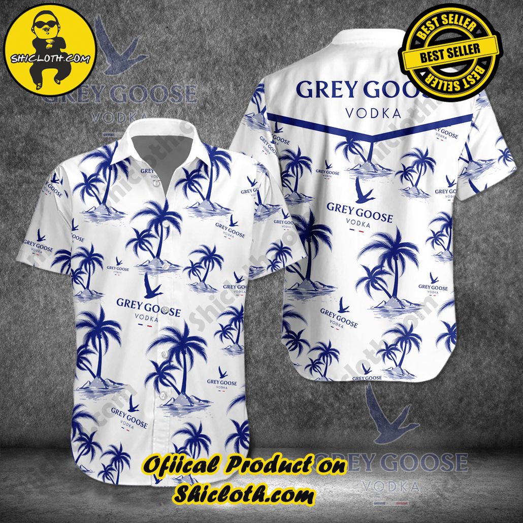 Experience Paradise: Shicloth's Tropical Flower Hawaiian Shorts 48 Tropical Grey Goose Button Shirt