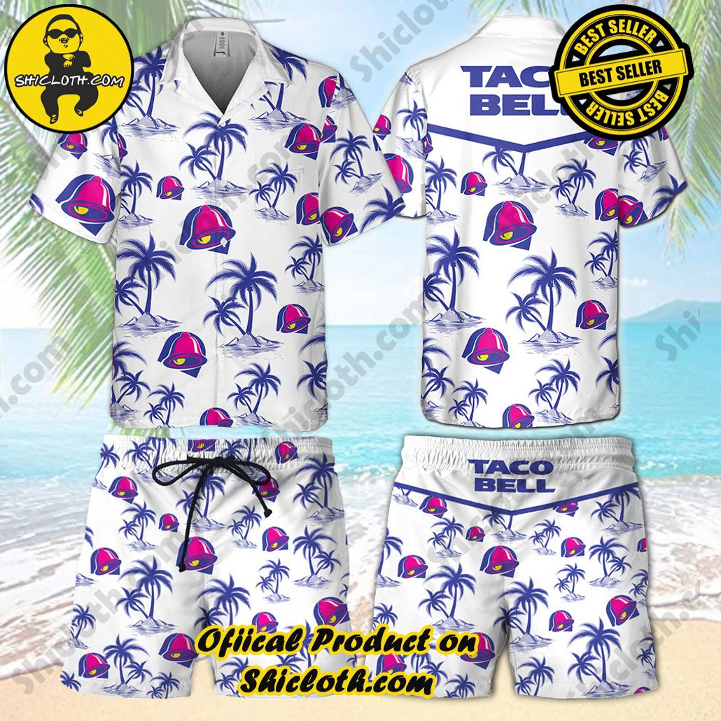 Tropical Taco Bell Button Shirt and Shorts Tropical Taco Bell Button Shirt and Shorts