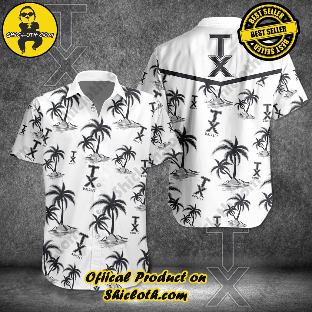Stay Cool and Stylish: Shicloth's Tropical Button Shirt Collection 94 Tropical TX Whiskey Button Shirt