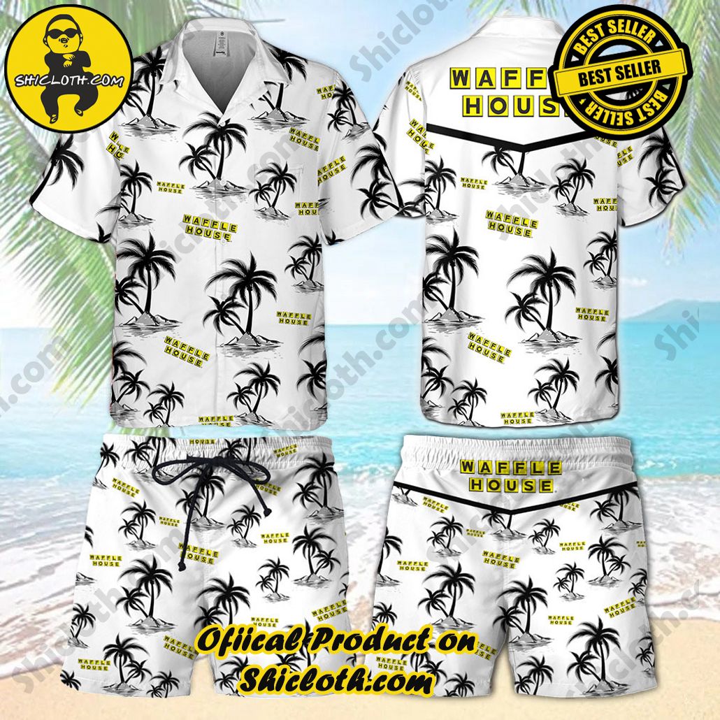 Tropical Waffle House Button Shirt and Shorts Tropical Waffle House Button Shirt and Shorts