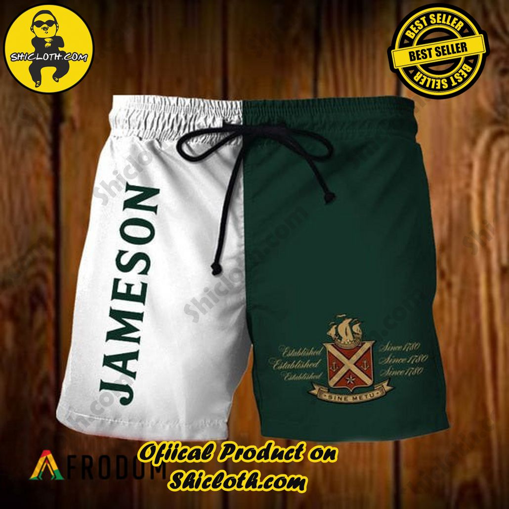Shicloth's Island Chic: Unleash the Summer Spirit with Our Hawaiian Shirt and Shorts Ensemble 248 Vintage Jameson Hawaiian Shorts
