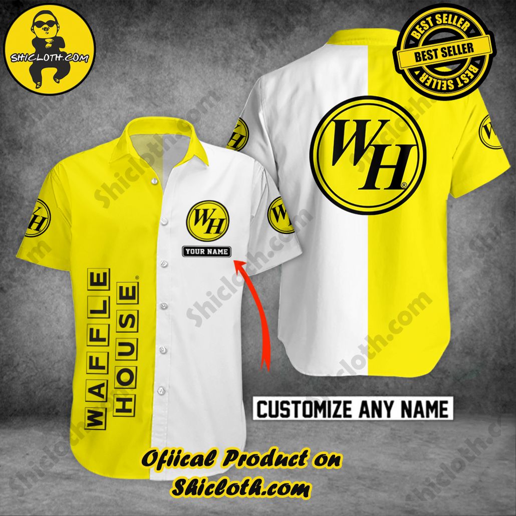 Stay Cool and Stylish: Shicloth's Tropical Button Shirt Collection 99 Waffle House Personalized Multicolor Button Shirt