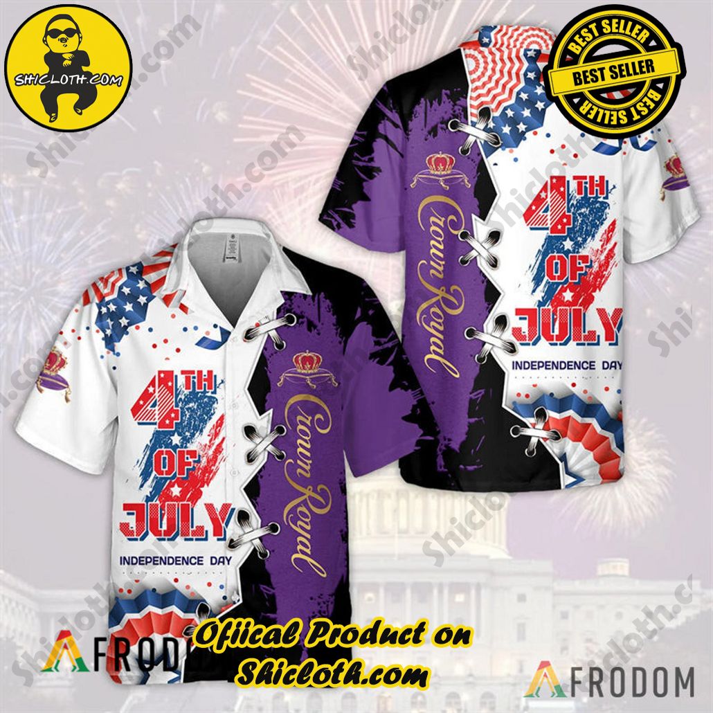 Embrace Island Vibes: Introducing Shicloth's Tropical Paradise Apparel Hawaiian Shirt 6 Aloha Independence Day Crown Royal Tropical Paradise Apparel Hawaiian Shirt