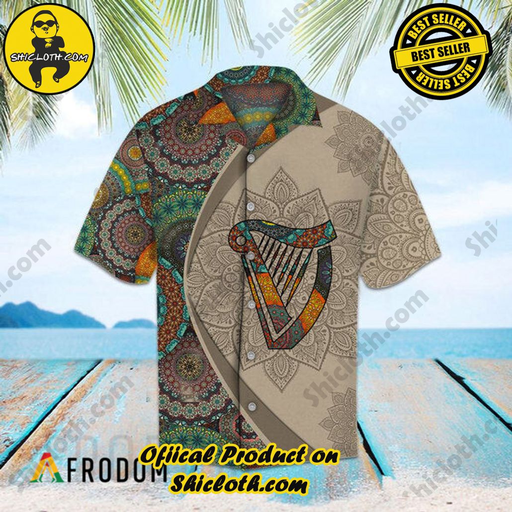 Embrace Island Vibes: Introducing Shicloth's Tropical Paradise Apparel Hawaiian Shirt 10 Aloha Mandala Guinness Beer Tropical Paradise Apparel Hawaiian Shirt