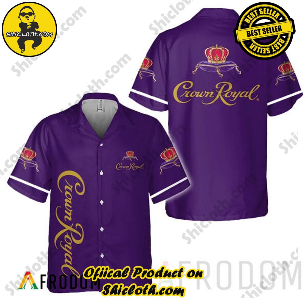 Embrace Island Vibes: Introducing Shicloth's Tropical Paradise Apparel Hawaiian Shirt 23 Basic Printed Crown Royal Tropical Paradise Apparel Hawaiian Shirt