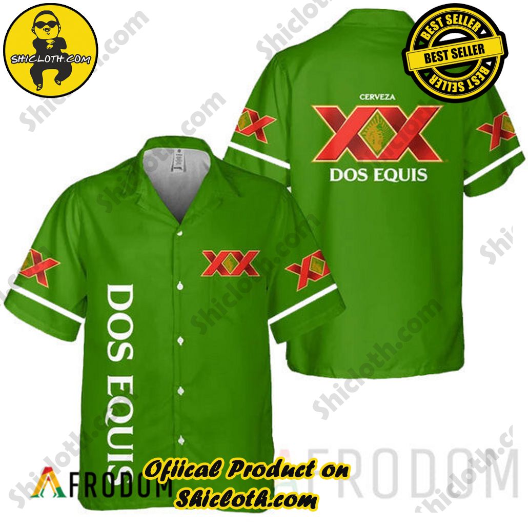 Embrace Island Vibes: Introducing Shicloth's Tropical Paradise Apparel Hawaiian Shirt 24 Basic Printed Dos Equis Tropical Paradise Apparel Hawaiian Shirt