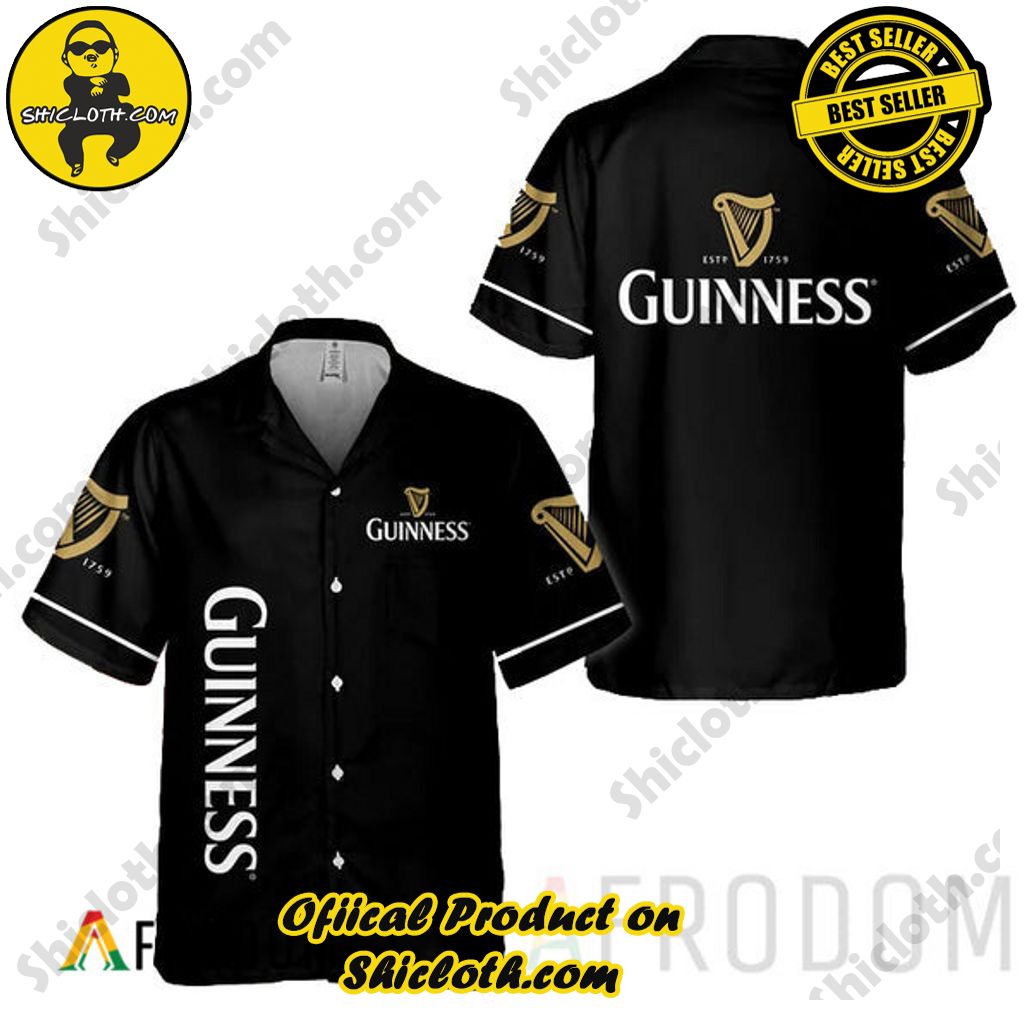 Embrace Island Vibes: Introducing Shicloth's Tropical Paradise Apparel Hawaiian Shirt 26 Basic Printed Guinness Tropical Paradise Apparel Hawaiian Shirt