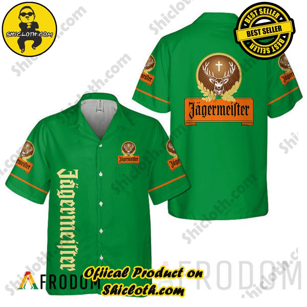 Embrace Island Vibes: Introducing Shicloth's Tropical Paradise Apparel Hawaiian Shirt 27 Basic Printed Jagermeister Tropical Paradise Apparel Hawaiian Shirt
