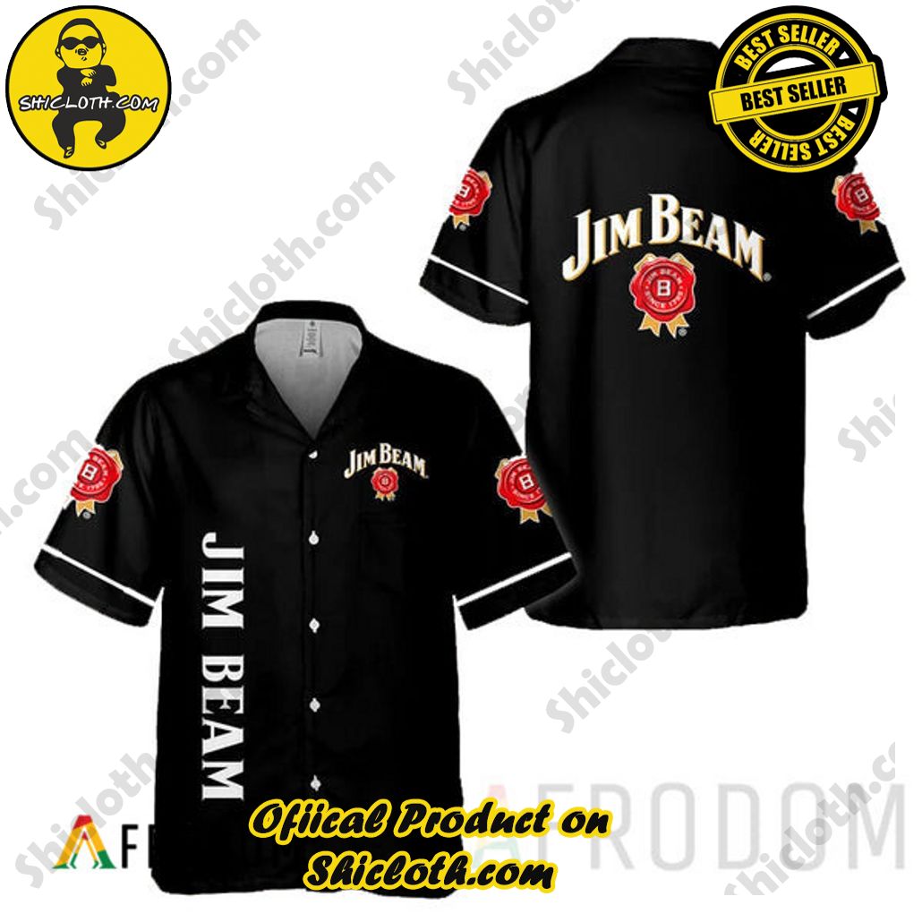 Embrace Island Vibes: Introducing Shicloth's Tropical Paradise Apparel Hawaiian Shirt 28 Basic Printed Jim Beam Tropical Paradise Apparel Hawaiian Shirt