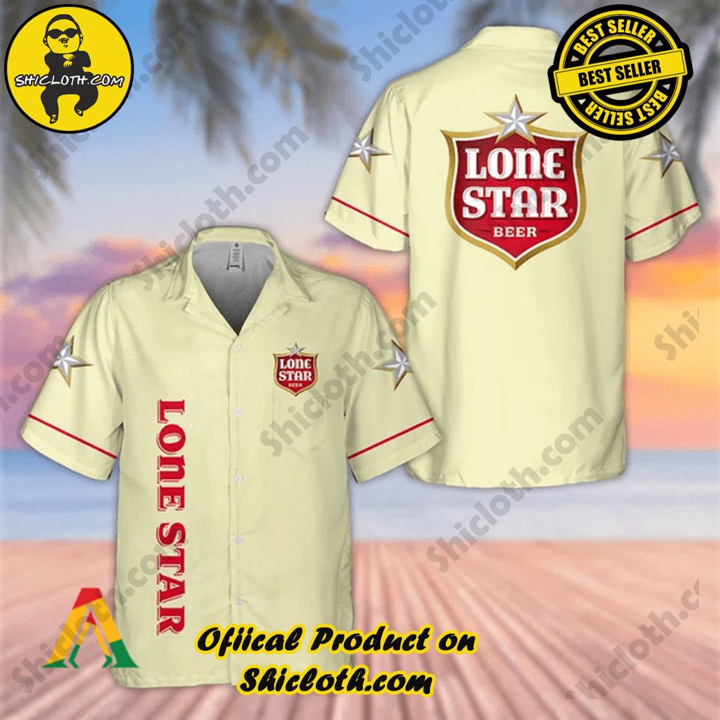Embrace Island Vibes: Introducing Shicloth's Tropical Paradise Apparel Hawaiian Shirt 31 Basic Printed Lone Star Beer Hawaii