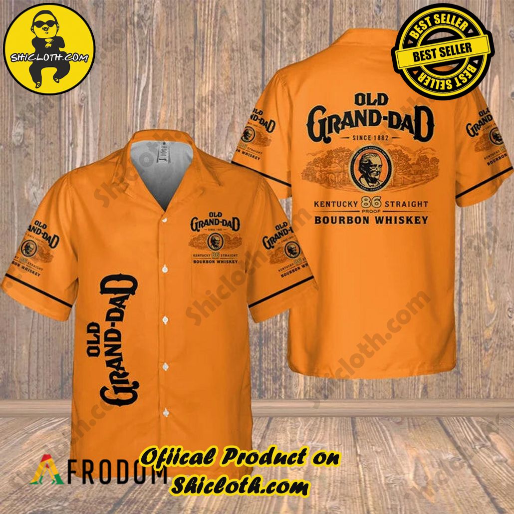 Embrace Island Vibes: Introducing Shicloth's Tropical Paradise Apparel Hawaiian Shirt 33 Basic Printed Old Grand Dad Tropical Paradise Apparel Hawaiian Shirt