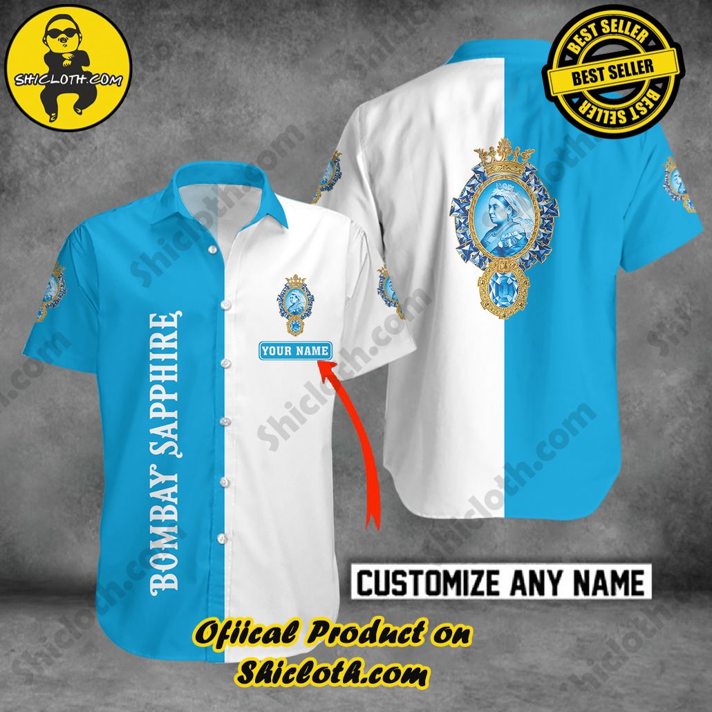 Get Summer Ready: Discover Shicloth's Hawaiian Shirt and Shorts Set Collection 4 Bombay Sapphire Personalized Multicolor Button Shirt