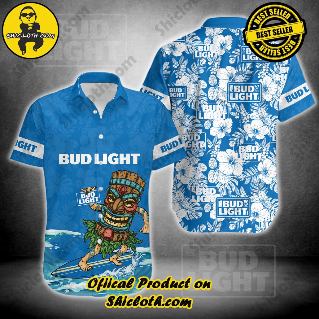 Tropical Vibes: Introducing Shicloth's Hawaiian Shirt 10 Bud Light Hawaiian Shirt Version 5
