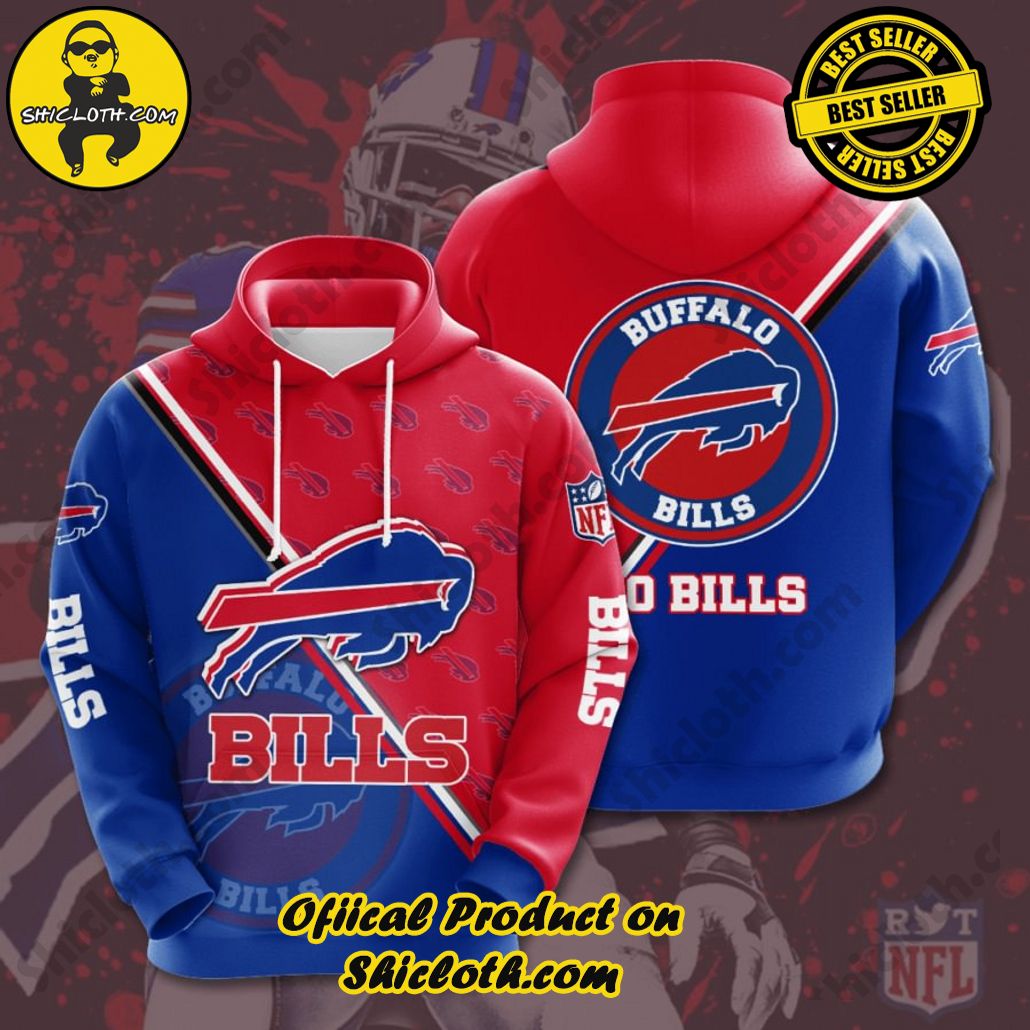 Elevate Your Casual Style with Shicloth's Hoodie and Zipper Hoodie Collection 10 Buffalo Bills NFL Team Hoodie