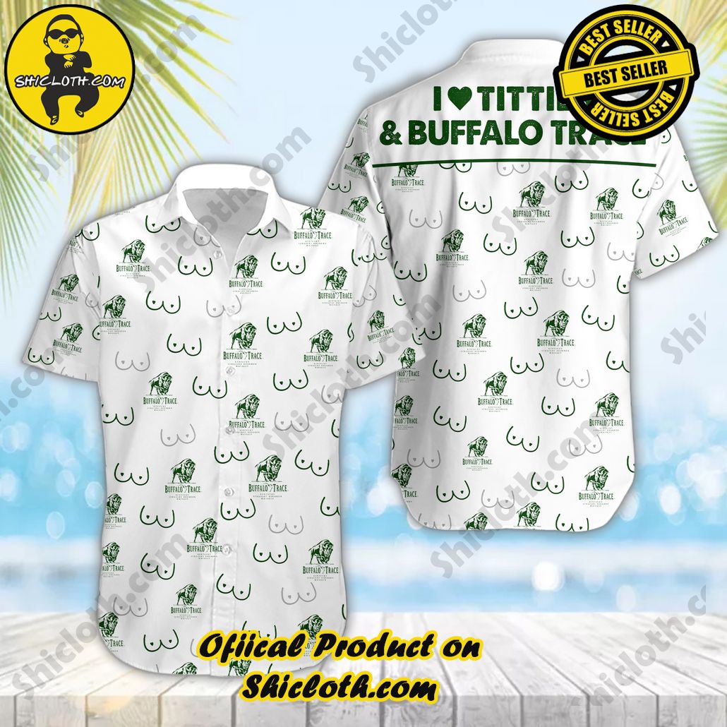 Buffalo Trace 250th Anniversary And Titties Button Shirt Buffalo Trace 250th Anniversary And Titties Button Shirt