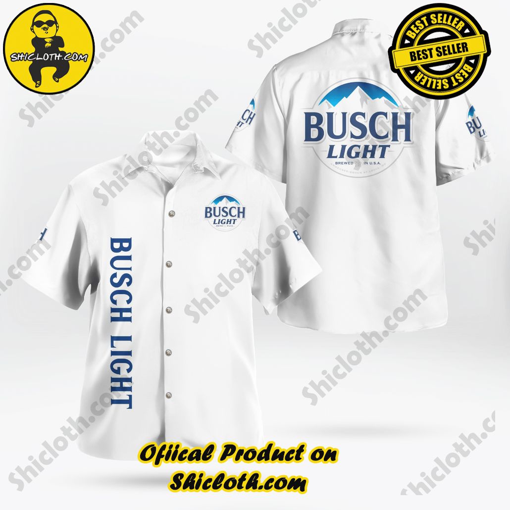 Tropical Vibes: Introducing Shicloth's Hawaiian Shirt 16 Busch Light Hawaiian Shirt
