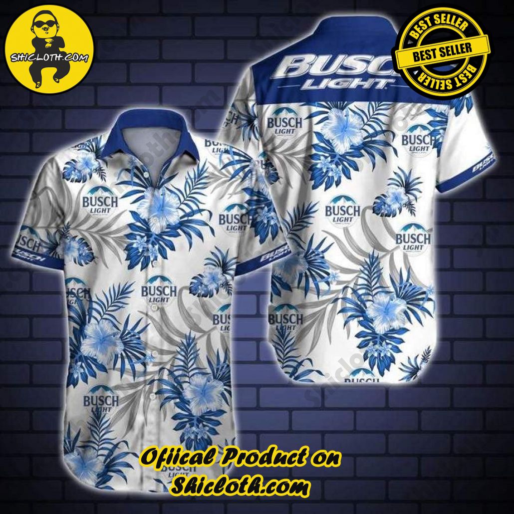 Stylish Sophistication: Introducing Shicloth's Button Shirt Collection 9 Busch Light Hawaiian Shirt Version 1