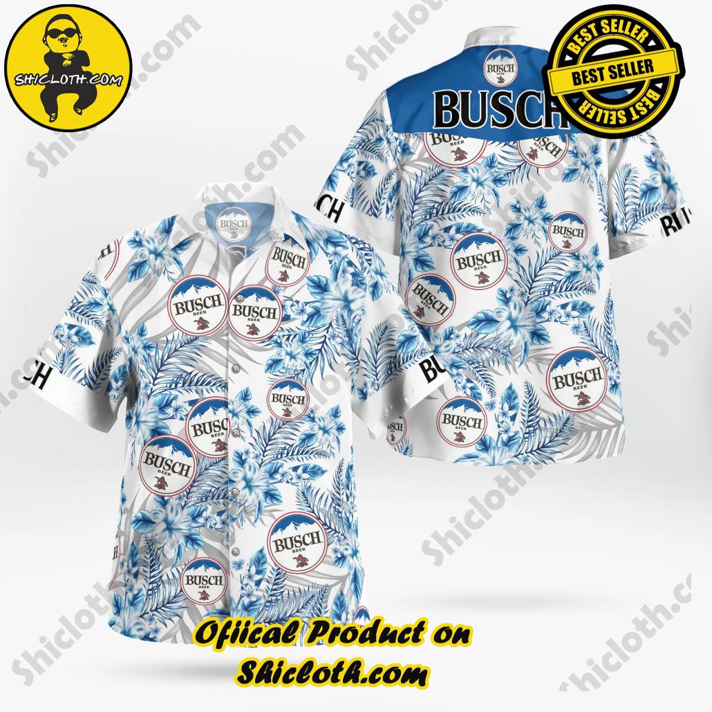 Stylish Sophistication: Introducing Shicloth's Button Shirt Collection 10 Busch Light Hawaiian Shirt Version 2