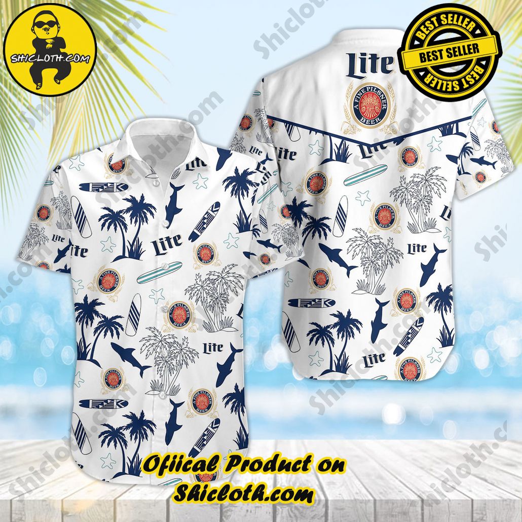 Discover Island Elegance: Shiclothshop's Style Summer Hawaiian Shirt 20 Busch Light Style Summer Hawaiian Shirt