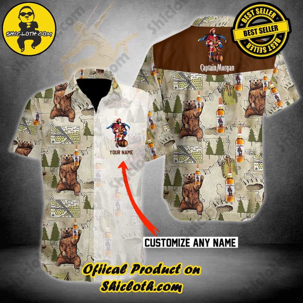 Hot Trending Explore Paradise: Introducing Shicloth's Hawaiian Shirt and Shorts Set 7 Captain Morgan Custom Name Hawaiian Shirt