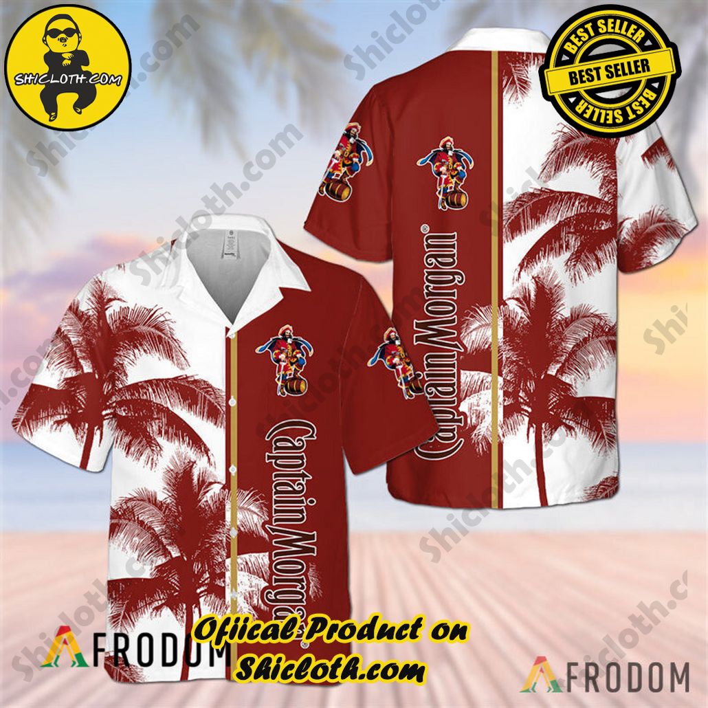 Embrace Island Vibes: Introducing Shicloth's Tropical Paradise Apparel Hawaiian Shirt 42 Captain Morgan Tropical Coconut Trees Tropical Paradise Apparel Hawaiian Shirt