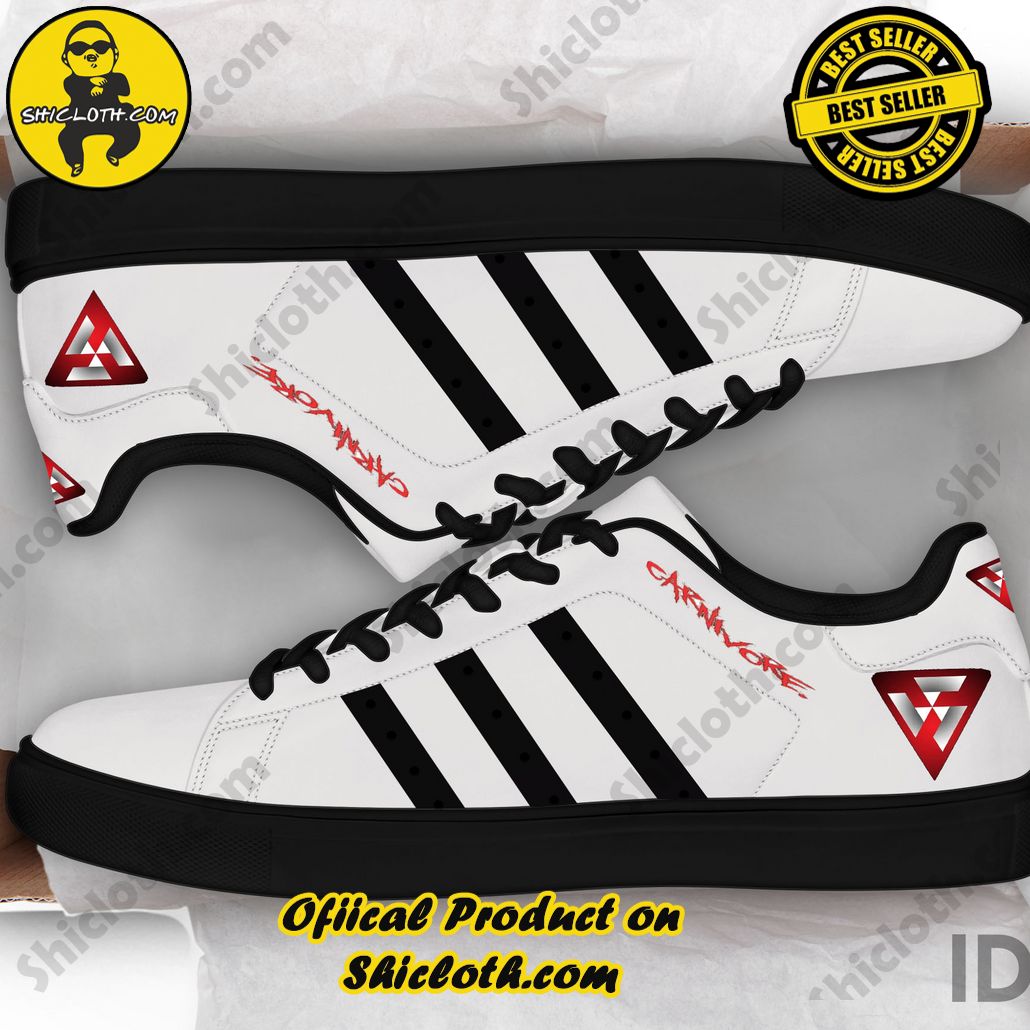 Step into Timeless Style: Introducing Shicloth's Stan Smith Shoes 15 Carnivore Band Adidas Stan Smith Low Top Shoes
