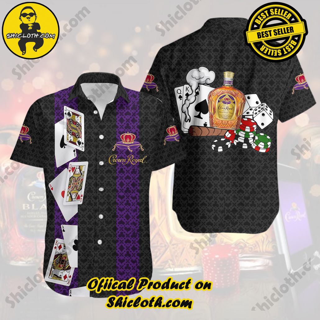 Tropical Vibes: Introducing Shicloth's Hawaiian Shirt 20 Crown Royal Black Jack Hawaiian Shirt