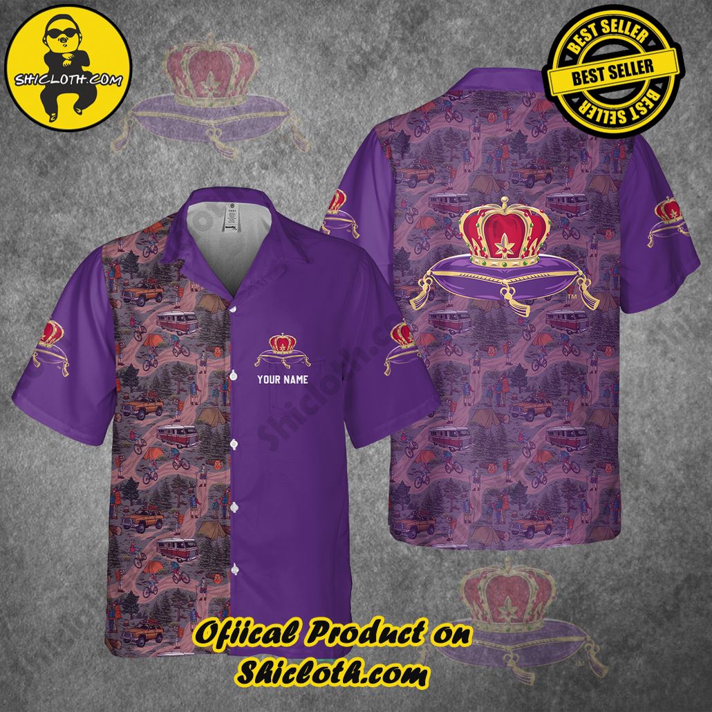 Discover Island Elegance: Shiclothshop's Style Summer Hawaiian Shirt 26 Crown Royal Custom Name Camping Style Summer Hawaiian Shirt