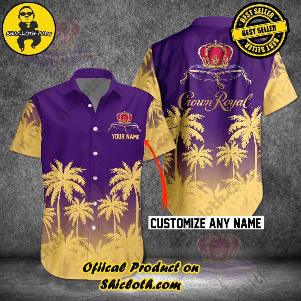 Discover Island Elegance: Shiclothshop's Style Summer Hawaiian Shirt 27 Crown Royal Custom Name Style Summer Hawaiian Shirt