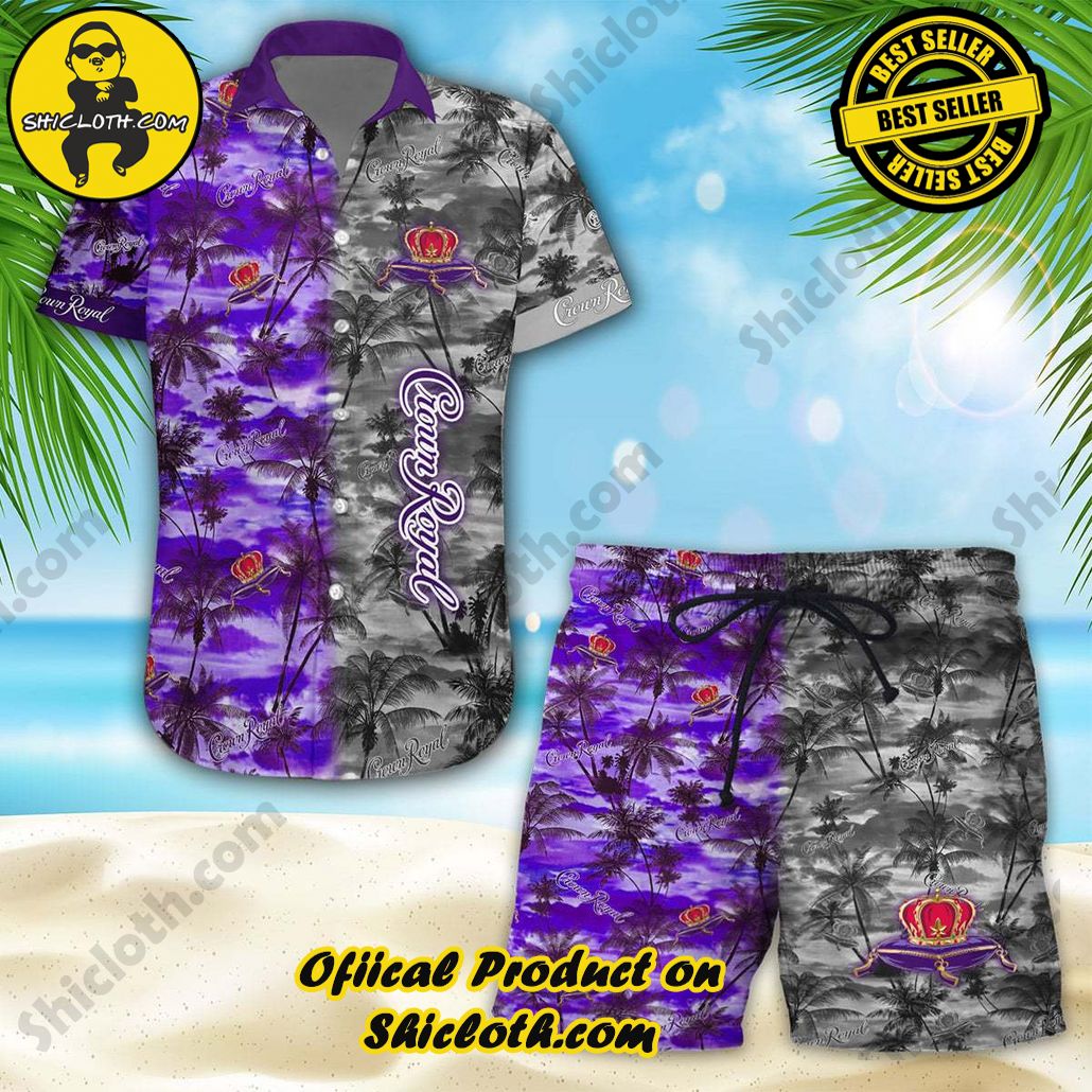 Get Summer Ready: Discover Shicloth's Hawaiian Shirt and Shorts Set Collection 25 Crown Royal Hawaiian Shirt and Shorts Set