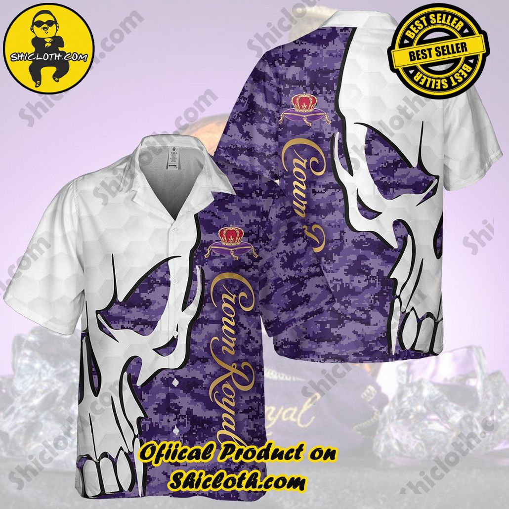 Tropical Vibes Meet Classic Elegance: Explore Shicloth's Button and Hawaiian Shirt Collection 33 Crown Royal Hawaiian Shirt New Version 3