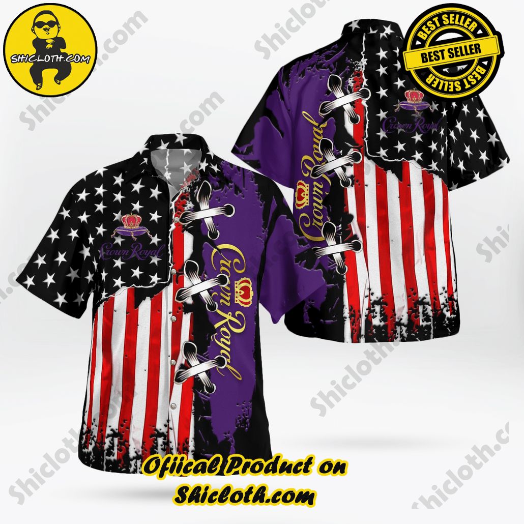 Tropical Vibes Meet Classic Elegance: Explore Shicloth's Button and Hawaiian Shirt Collection 34 Crown Royal Hawaiian Shirt New Version 4
