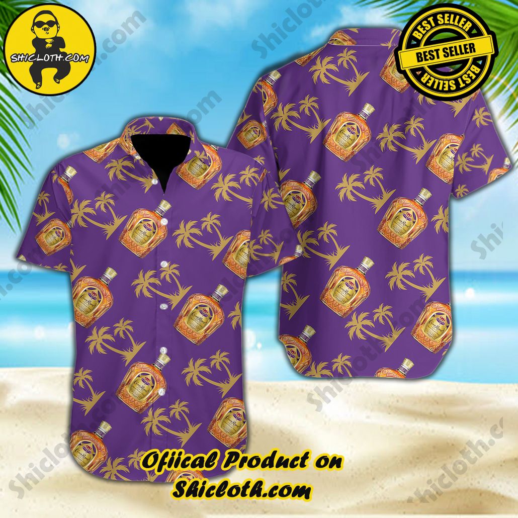 Stylish Sophistication: Introducing Shicloth's Button Shirt Collection 23 Crown Royal Hawaiian Shirt Version 1