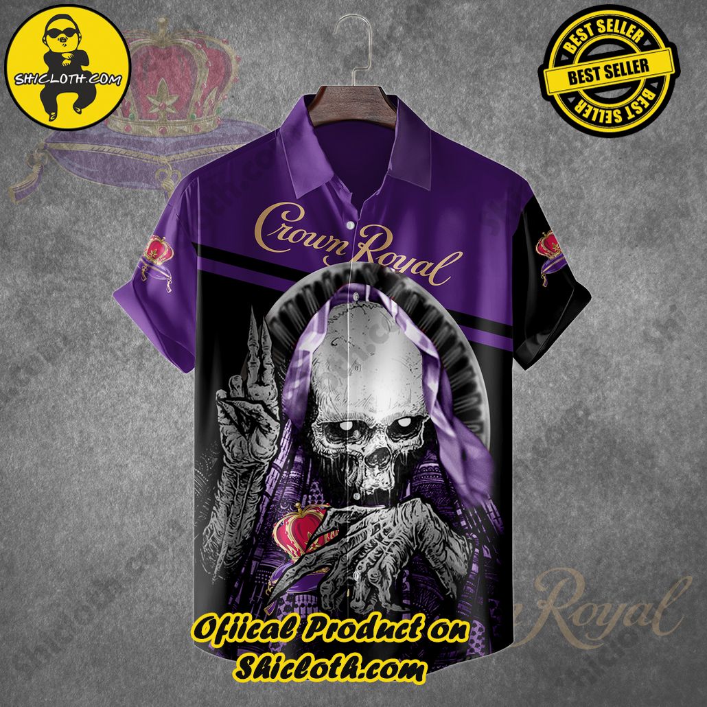 Stylish Sophistication: Introducing Shicloth's Button Shirt Collection 24 Crown Royal Hawaiian Shirt Version 2