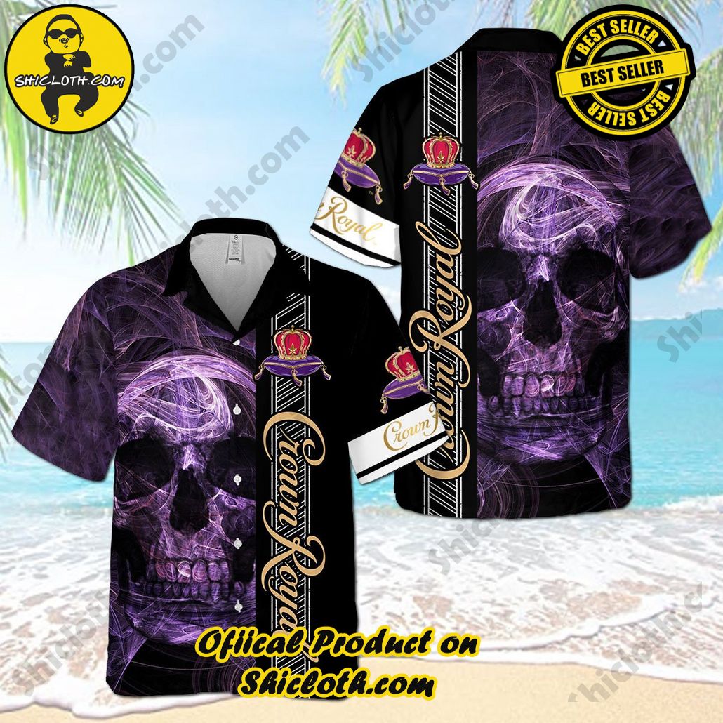 Tropical Vibes: Introducing Shicloth's Hawaiian Shirt 27 Crown Royal Skull Hawaiian Shirt
