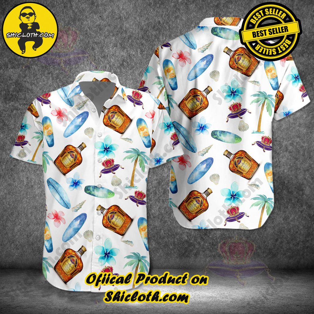Discover Island Elegance: Shiclothshop's Style Summer Hawaiian Shirt 42 Crown Royal Summer Beach Style Summer Hawaiian Shirt