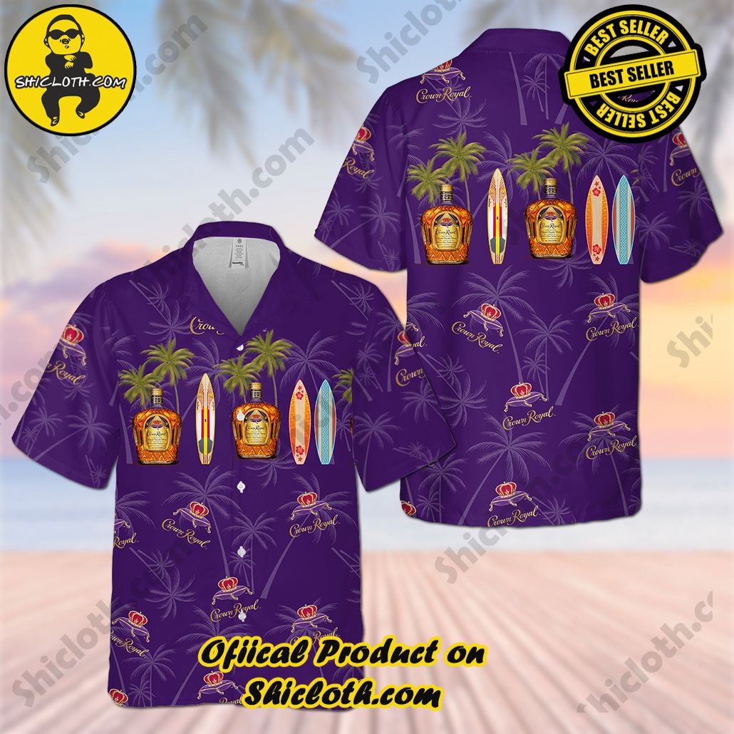Discover Island Elegance: Shiclothshop's Style Summer Hawaiian Shirt 43 Crown Royal Surfing Style Summer Hawaiian Shirt