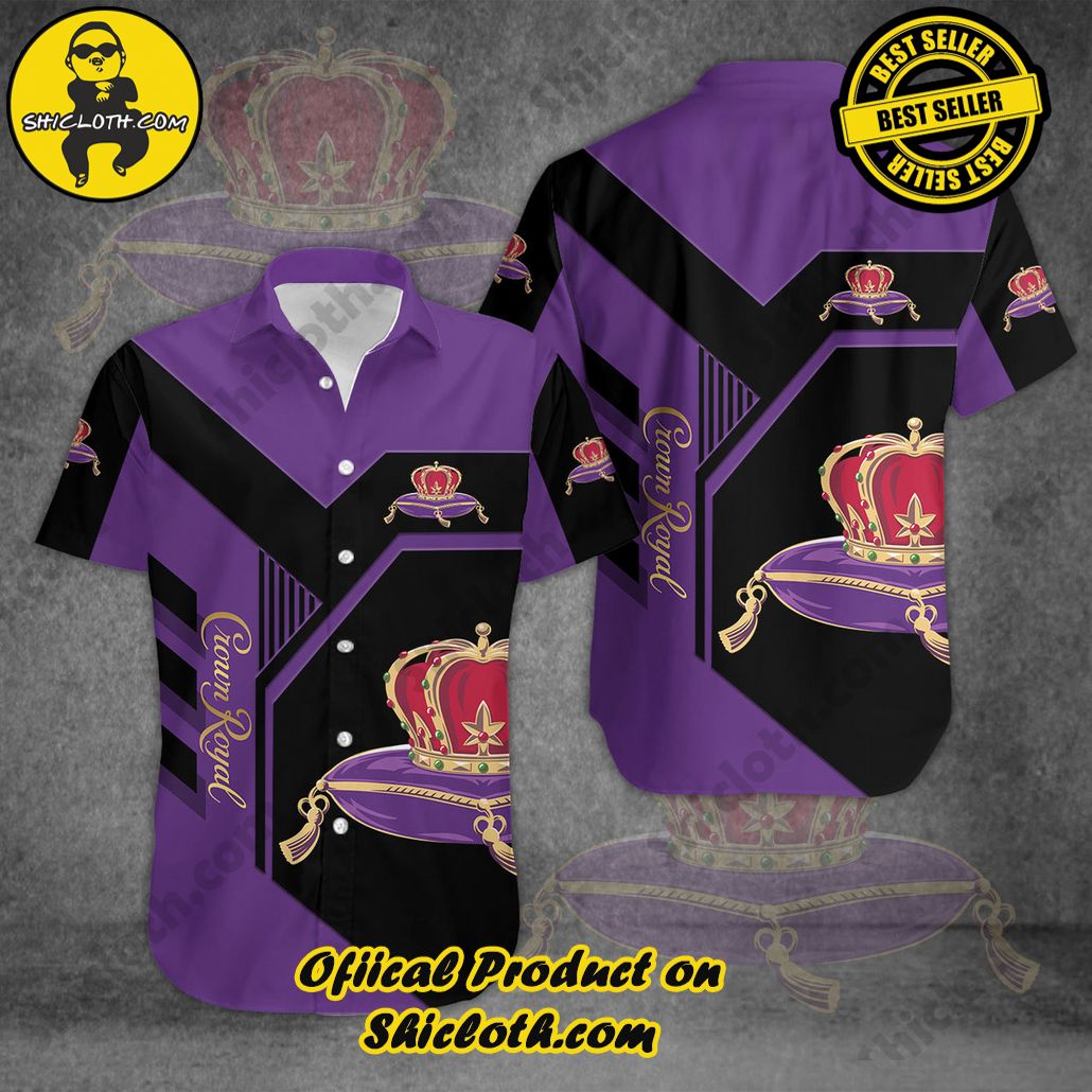 Discover Island Elegance: Shiclothshop's Style Summer Hawaiian Shirt 59 Crown Royal V5 Style Summer Hawaiian Shirt
